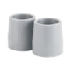 Replacement Tips for Two Wheel Walkers 1-1/8" Tube 1 Replacement Tips Replacement Tips for Two Wheel Walkers 1-1/8" Tube