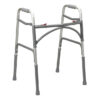 Drive Bariatric Aluminum Folding Walker - Two Button 1 Drive Bariatric Aluminum Folding Walker - Two Button Drive bariatric aluminum folding walker no wheels Drive Bariatric Aluminum Folding Walker