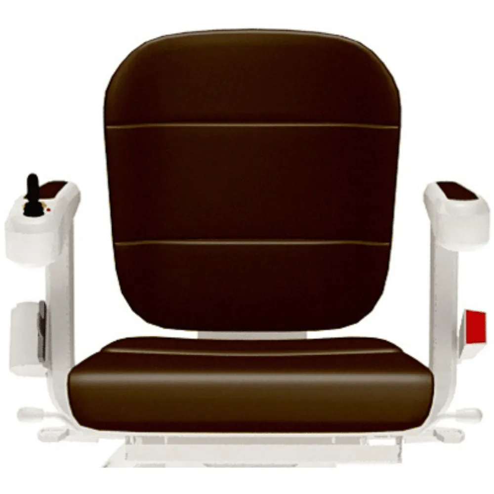 Handicare Freecurve Curved Stairlift Elegance brown freecurve stairlift, handicare freecurve