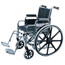 Desk-length arm version with swing-away footrests and the Airgo ProCare IC label on the side panel