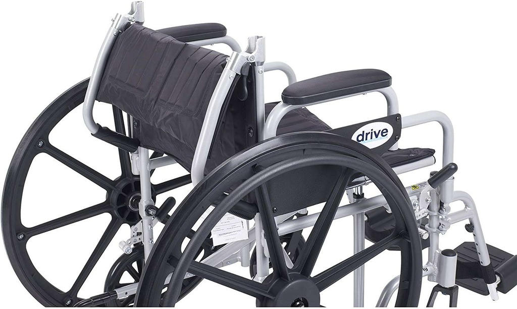 Drive Poly-Fly High Strength Transport Chair TR18