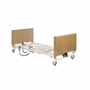 Bed resting low at its minimum platform height of 11.6 in (295 mm), ready for a mattress