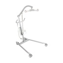 Carina 350 floor lift with its legs open, three quarter view on a white background