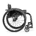 Side view of the Rogue 2 showing the rigid frame line, rear wheel and front caster