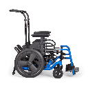 Side view of the Focus CR with a mag rear wheel, rear anti-tip and swing-away footrest