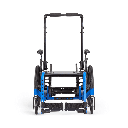 Front view of the Focus CR with both footplates down and the push bar across the back posts