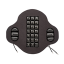 Front of the ROHO Agility Max Contour Back, with its central air cells and a bolster pad at each side