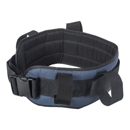 Drive RTL6292 gait belt angled view showing buckle and grab handles