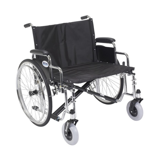 Drive 26" Bariatric Sentra EC Heavy-Duty, Extra-Extra-Wide Wheelchair - STD26ECDDA Std26ecdda drive sentra heavy duty wheelchair, drive sentra
