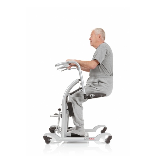 QuickMove Sit-to-Stand Aid for Patient Transfers Handicare systemromedic quickmove user 3