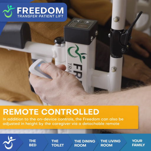 Freedom Transfer Patient Lift - Sling Free Transfers | Mobility Specialties Toronto