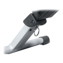Locking ring at a leg joint, which you pull to fold that leg down for storage