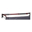 Attachable push bar across the handles with two padded foam grips for the companion