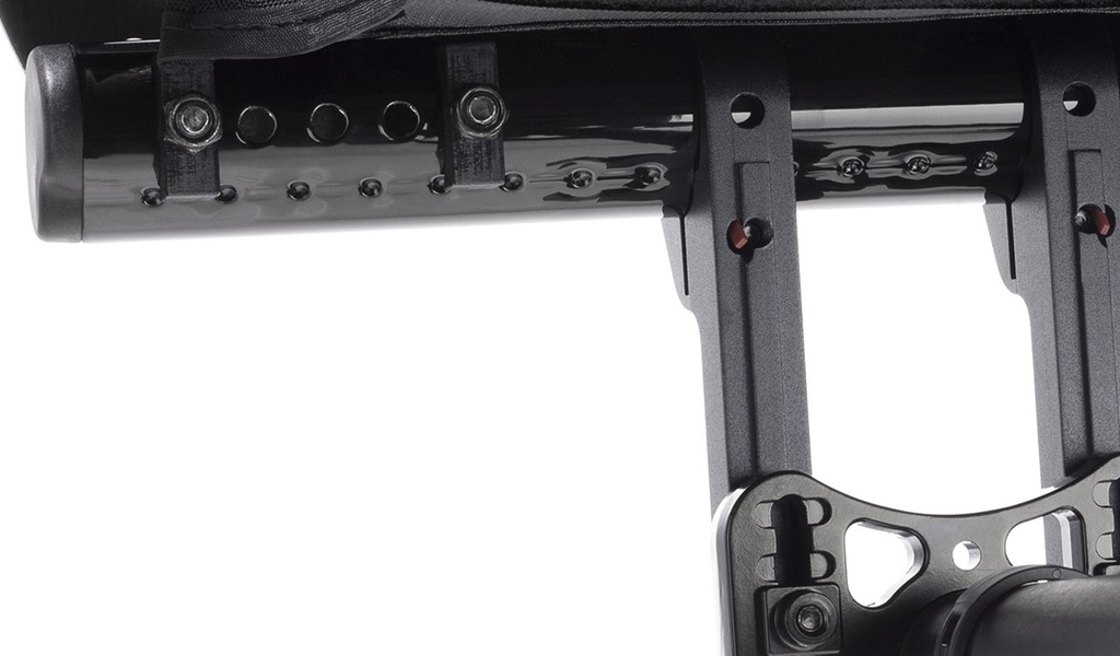 Axle plate under the seat rail, where the rear wheel position is set along the Dimple Track