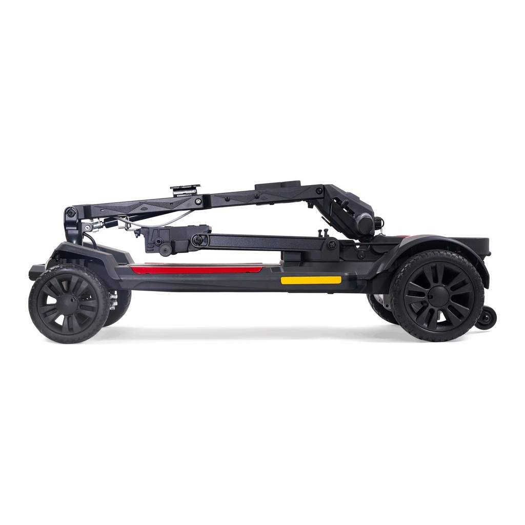 CarryOn main body folded flat with the seat removed, 12 inches high