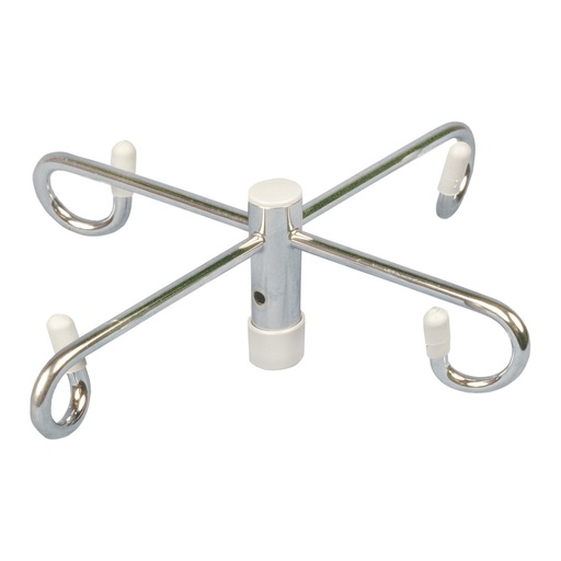 Removable four-hook top of economy IV pole 13029, four loops on one head