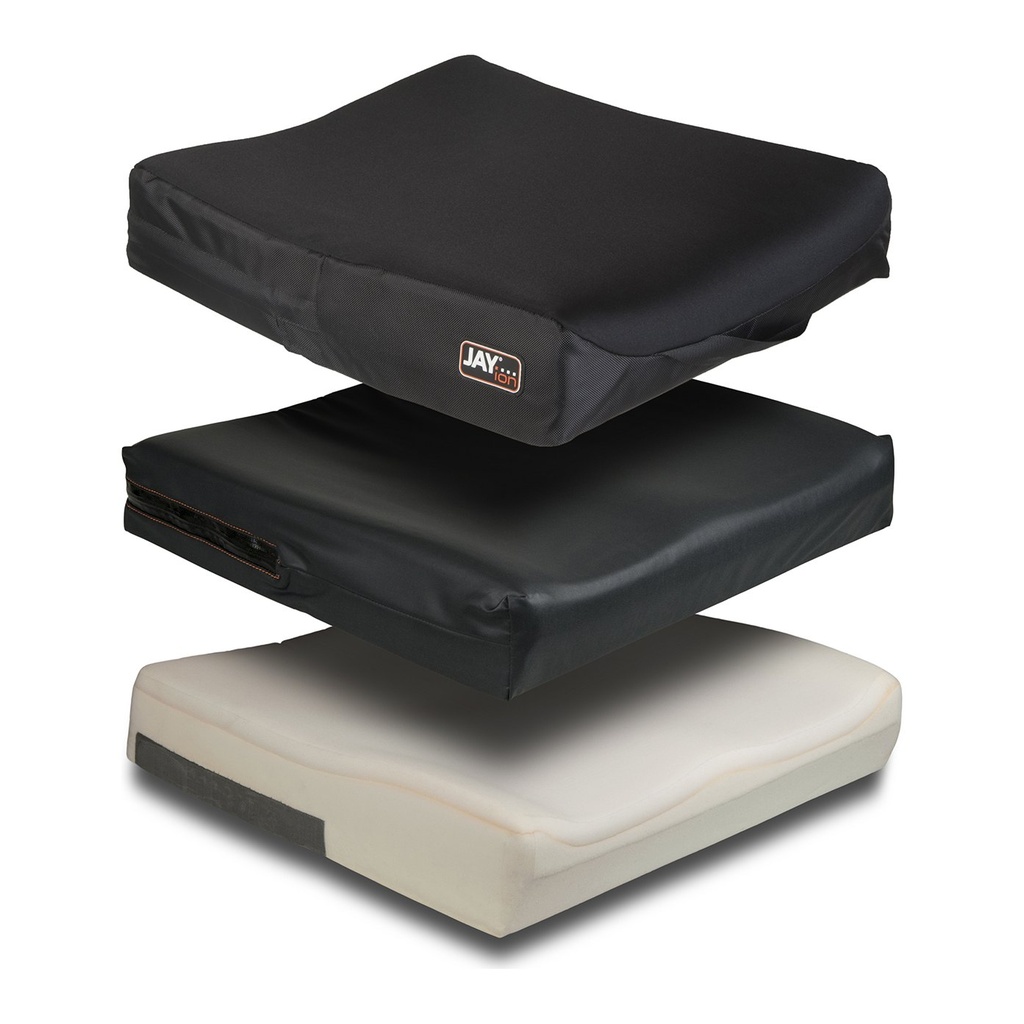 Jay Ion cushion parts separated into the outer cover, inner cover and multi-layered foam base