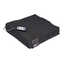 Hybrid Elite SR cushion assembled in its black cover with the ROHO Smart Check monitor attached