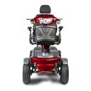 Front of the Eclipse Bigfoot S846, with its headlight, turn signals and front basket