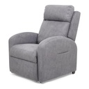 Grey Sleeper Slim PR750 from the side, tall back and a pocket on the arm
