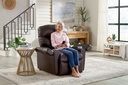 Cloud Plus PR511 in a living room, sitter upright holding the hand control