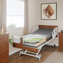 APM-i mattress on a hospital bed, cover cut away to show the air cylinders