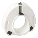 Underside of the Drive premium raised toilet seat showing the front adjustment bracket
