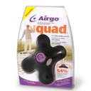 The Airgo MiniQuad retail blister pack printing the 3/4 in cane size and the 54 per cent weight claim
