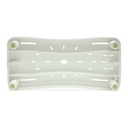 Underside of the bath board, with an adjustable leg at each end