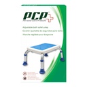 The step's box, printed in English, Spanish and French with the 300 lb capacity icon