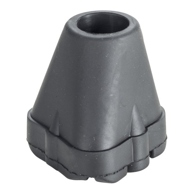 Socket end of the black cane tip, item 735-001, before it slips onto the tube