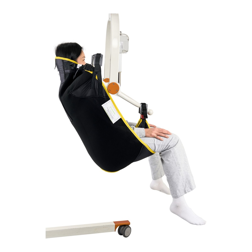 Handicare In-Situ high Easy sling M921530 from the side on the lift