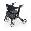 Amylior Ultralight Stella Rollator Walker Black