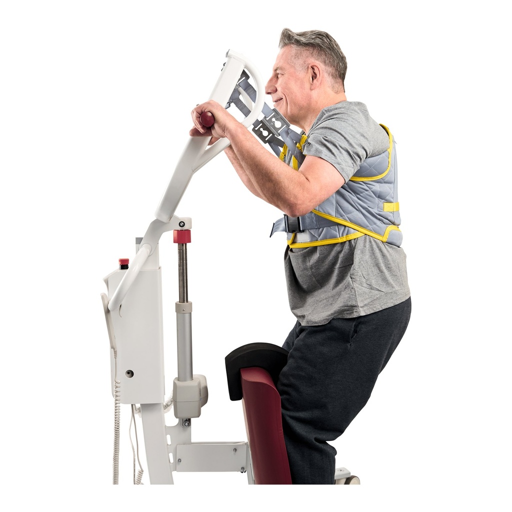 Handicare Stand Assist clip sling M921526 as the person rises