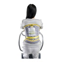 Handicare Stand Assist loop sling M921519, back view with the size label