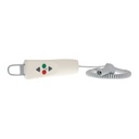 The BIOS Living bath lift hand control with its buttons and coiled cord