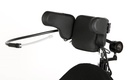 A lateral pad on the head array, with a switch on a flexible gooseneck arm beside it