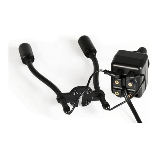 The back of the VersaGuide EZ joystick, with two flex switches in its SmartJack ports