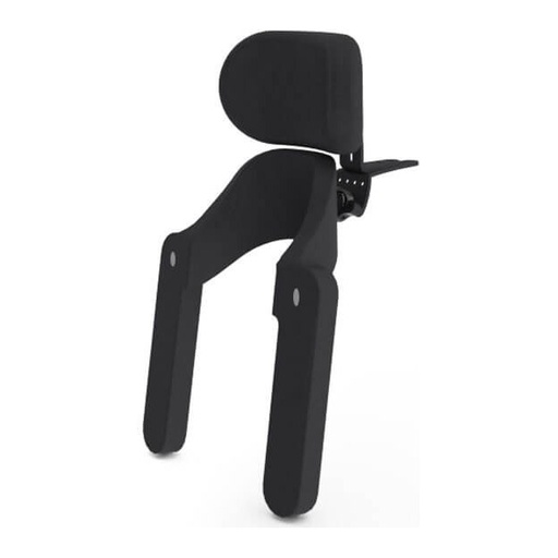 Whitmyer Heads Up Wheelchair Head Support. Heads Up with a separate occipital pad above the cradle and two long support arms
