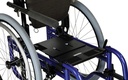 Black growing seat pan on the blue frame of a ZIPPIE GS