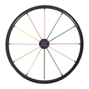 A wheel with multi-colour spokes from the RGK HiLite feature page