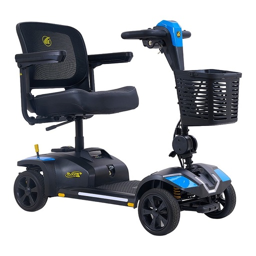 Buzzaround XL Plus in Coastal Blue with a blue accent shroud and mesh seat