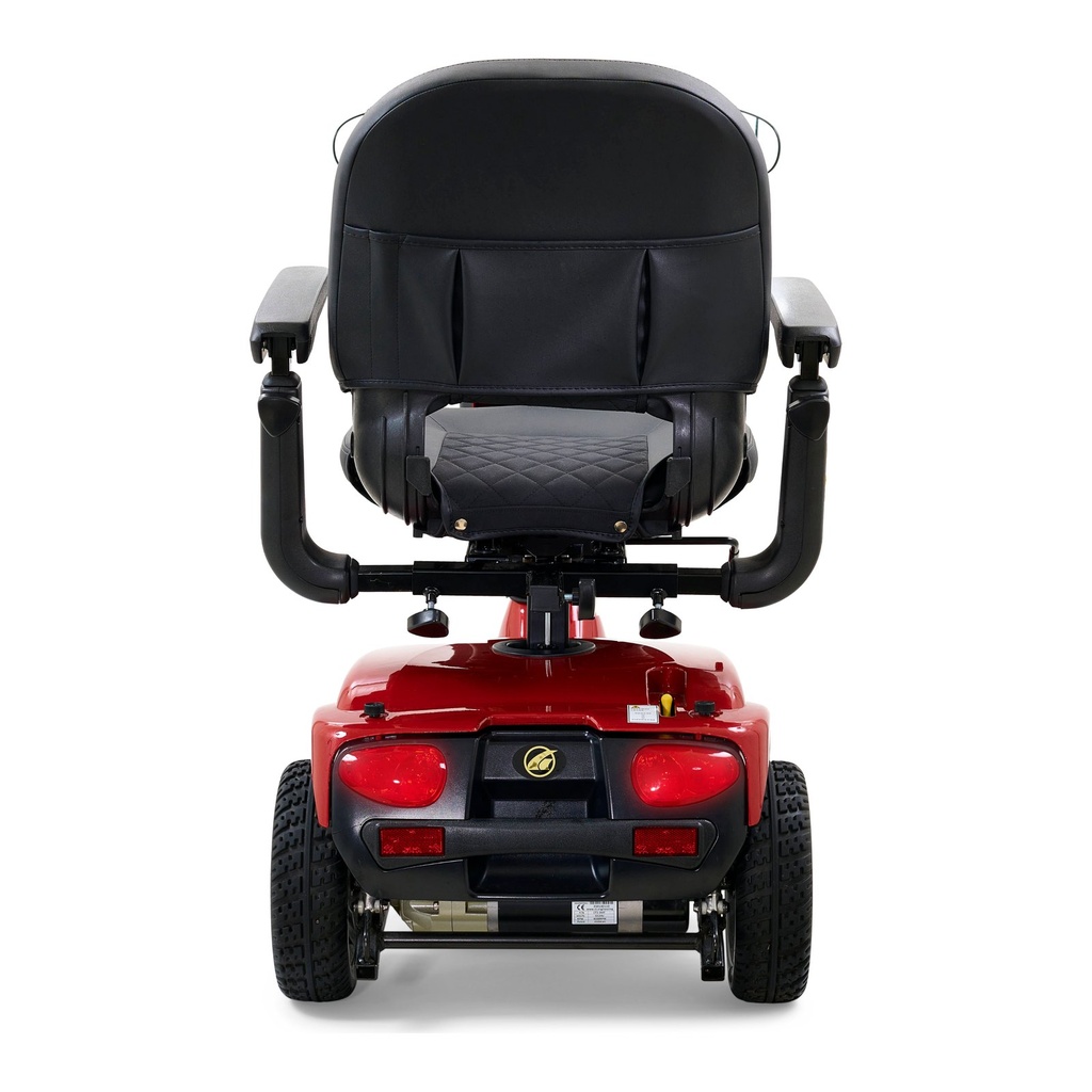 Rear view of the Companion GC340 with its tail lights