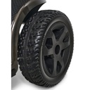 Solid non-marking rear tire on the Companion GC440