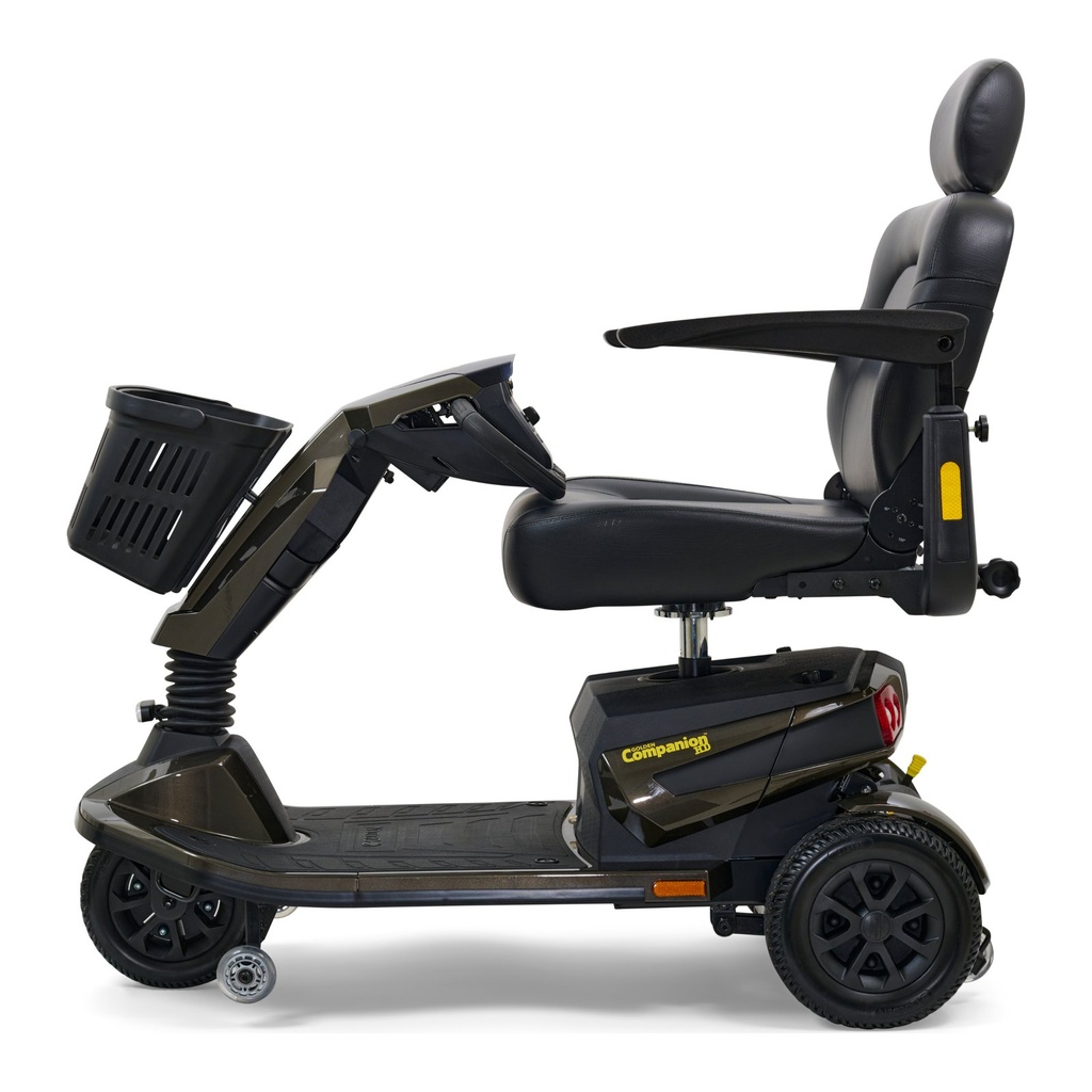 Companion HD 3-wheel scooter from the left, showing the deck and seat
