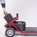 Lifting the 22 Ah battery pack out of the frame of the Golden LiteRider GL111