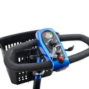 Delta Tiller console on the LiteRider GL141, showing its battery gauge and key