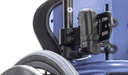 Close view of the Dex-4-Kids latch and lateral hardware on an Axiom for Kids back