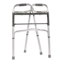 PCP double button walker 5052 folded flat with rubber tips