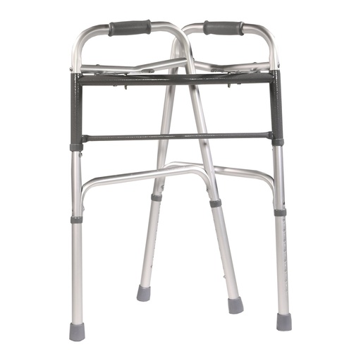 PCP double button walker 5052 folded flat with rubber tips